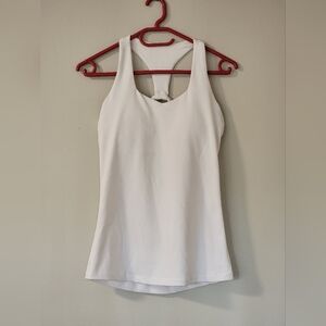 All in Motion White Tank Top- Small